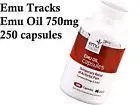 AUSTRALIA EMU TRACKS Emu Oil ( 750mg ) 250 capsules