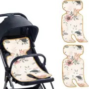 2 Pcs Baby Seat Cooler Pad,Summer Breathable Stroller Mat,Cooling Seat Liner,Uni