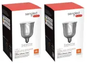 2 x Sengled Pulse LED Bulb Wireless JBL speaker E27 SILVER Brand New