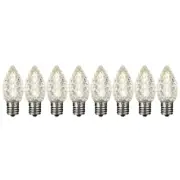 Gemmy Commercial Pro 25 Ct C9 White LED Christmas String Light Bulbs E17 Base