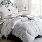 Luxury Feather Down Quilt/Doona Duvet K/Q/D/S Size 3-4 blankets warmth
