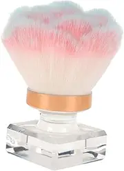 FOYTOKI Powder Brush Travel Makeup Blush Brush Ergonomic Design for Portable Nail Dust Cleaner Compact for and Manicure Needs