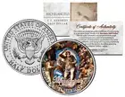 MICHELANGELO * Last Judgement * SISTINE CHAPEL Colorized JFK Half Dollar US Coin