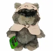 Ewok Plush Stuffed Animal Figure Latara 1984 Kenner NWT original tags Star Wars