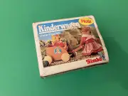 VINTAGE BEAR FAMILY PUSHCHAIR REAL WOOD BY SIMBA NEW