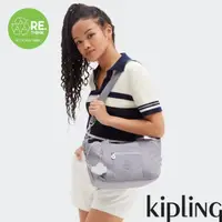 在飛比找momo購物網優惠-【KIPLING官方旗艦館】溫柔霧灰紫手提側背包-ART M