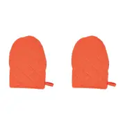 2x Annabel Trends Mini Oven Mitt Home/Kitchen Cooking Glove 20x14cm Stonewashed