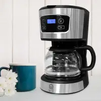 在飛比找松果購物優惠-【晶工牌】五杯份美式咖啡機 自動預約咖啡機 磨豆機 研磨機 