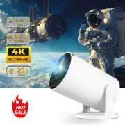 4K Mini Portable LED Projector 4G WiFi Android 13 Home Cinema Video HDMI USB 8GB