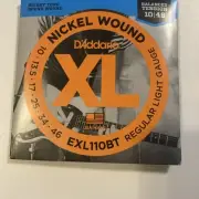 D'Addario EXL110BT Balanced Tension Lite Electric Guitar Strings Single-Pack