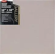 Jasart Gallery Linen Canvas Board 12x12 Inch
