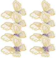 DOITOOL 20Pcs Decorative Butterflies Embroidered Patches for Clothing Hats and Accessories Durable Appliques for DIY Crafts and Personalization