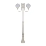 Lisbon Post 2 Lights Up Bracket H2250mm W250mm Beige Aluminium - 15734