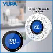 Carbon Monoxide Warning Alarm-Sensor LED Digital Battery Powered Free Shipping