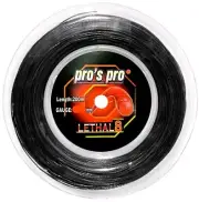 PRO'S PRO Lethal 8 1.24mm German Made Octagonal Twisted Tennis String 200m reel