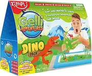 Gelli Worlds Dino Pack, Green, Dino Toy Figures, 5 Use Pack, Children's Sensory & Imaginative Play Set