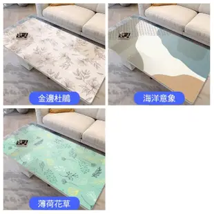 【好物良品】80x140cm_設計款印花質感生活軟玻璃防油防燙防髒PVC餐桌墊(7款任選｜桌墊 桌布 墊子)