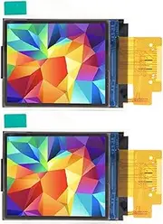 Starrypxl 2PCS TFT IPS Display Module 1.8in Color 128 X 160 SPI Interface ST7735S Drive Display Module