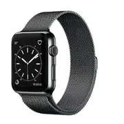 Magnetic Milanese WristBand Band for Apple Watch iWatch Series 5 42mm & 44mm Wrist Band (Space Grey)