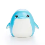 Smoosho's Dolphin Bunny Table Lamp Kids Bedroom LED Night Light Soft Warm Glow