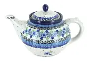 Blue Rose Polish Pottery Eliza Medium Teapot