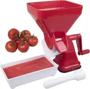 CucinaPro Manual Tomato Strainer, Juicer Food Mill, Suction Cup Base