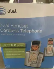 AT&T 2 Handset Cordless Answering System W/ Dual Caller Id Dect 6.0 AT3111-2