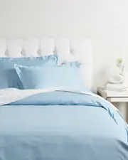 Superior Blend Solid 600 Thread Count Cotton Rich Deep Pocket Sheet Set