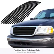Fits 99-03 F150/Harley Davidson/Lightning Honeycomb Stainless Black Billet Grill (for: Ford)