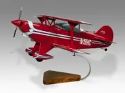Pitts S-2A N19HC Desk Wood Airplane New Model Small Scale 1/24