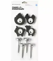 Room Essentials Mini Thermometers Cow, Pig, Chicken & Flame Design