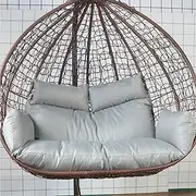 Dremdo Swing Hanging Chair Cushion Egg Chair Cushion Waterproof Hanging Basket Egg Chair for Garden Swing Hammock Sun Chair Patio Furniture Outdoor/Indoor,3