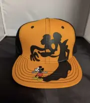 Disney Mickey Mouse Halloween Happy Haunting Shadow SnapBack Hat NWT