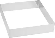 Useful Square Mousse Mold Stainless Steel Cake Ring Mousse Cutter Cake Mold Dessert Ring Pastry Mould Baking Tool