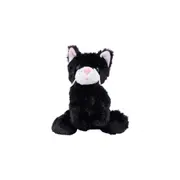 Mary Meyer Catsy Kitty Cat Kids Soft Plush Toy Stuffed Animal 10x15cm Black