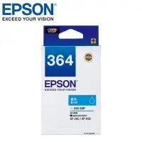 在飛比找蝦皮商城優惠-EPSON T364 原廠墨水匣藍色