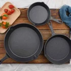 New Frying Egg Pan Iron Cast Steak Cooker Pot Mini Enamel Saucepan Steak Steak