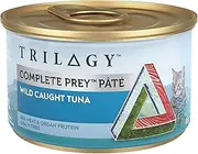 Trillogy Complete Prey Pate Wild Alaskan Salmon Cat Food, 85 g (Pack of 24)