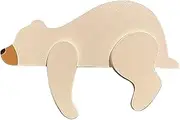 Nursery Shelf Decor | Sleeping Bear Nursery Wall Art,Floating Shelves Kids Baby Toys for Daughter Family Classroom Bedroom Home Shelf Door Table Desk