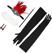 GAROZATION s Clothing Choker Necklace for Women Hair Decors Choker Necklaces Fascinator Hat Veil Scrunchies Fascinator Headband Prom Hair Accessories Plastic