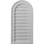 Ekena Millwork Gable Vent+Louver 22"W Polyurethane Gable Mount Weather Resistant