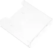 HOMSFOU Wall Mounted Document Organizer Practical Acrylic File Holder for Mail Catalogs Magazines Transparent Design for Office Shop Storage