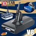 9500mAh Battery For Dyson V8 SV10 Absolute V8 Animal Fluffy Extra 6INR19/66 LED