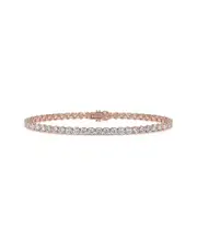 14K Rose Gold 5.00 ct. tw. Diamond Tennis Bracelet