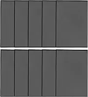 Muyoka Magnetic Picture Frames, 10Pcs Magnetic Photo Pocket Reusable, Magnetic Sign Holder Clear PVC Magnetic Photo Frame for Refrigerator 4x6inch/5x7inch/8.5x11inch(4 * 6 inches)