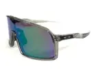 Oakley Sunglasses Sutro OO9406-1037 Grey Ink Shield Frames Prizm Road Jade Lens