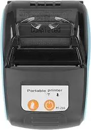 58mm Bluetooth Receipt Printer,Mobile Wireless Receipt Printer Clothing Industry Stores DC7.4V Thermal Printer,Portable Personal Bill POS Receipt Printer for Android,iOS and(Without Storage Bag)