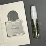 柏芮朵 夏日棉花糖BYREDO SUNDAZED-2ML香水樣品試用裝 香氛噴霧 約會香水 旅行香水 小香小樣