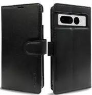 Hanman Leather Phone Case for Google Pixel 7 Pro - Black