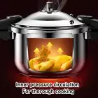 (10L)Pressure Cooker 80kpa Pressure Canner Dual Handle Stainless Steel Large HG